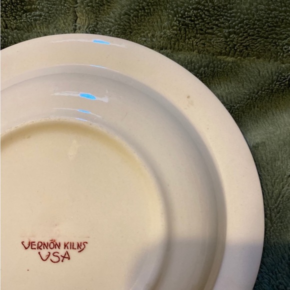 Vintage Vernon Kilns USA Spokane Washington Ashtray - Picture 5 of 7